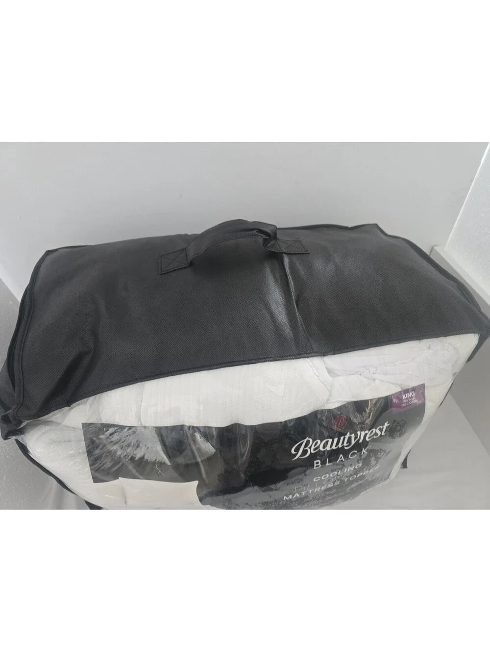 Beautyrest Black Cooling Pillow Top Mattress Topper- King size